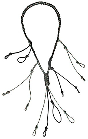 GUGULUZA Duck Call Lanyard Premium Hand Braided 550 Paracord - Adjustable Loops - Outdoor Hunting Gear Beste für Gans, Predator, Hirsch oder Ente Spiel Anrufe (Camouflage)