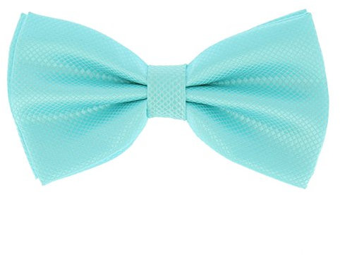 SHIPITNOW Papillon Uomo - 20 colori tinta unita - Papillon Matrimonio e Festa Elegante (Verde tiffany)