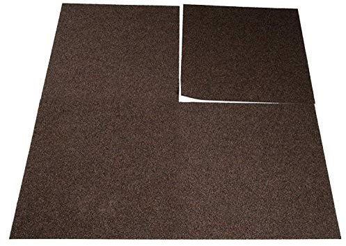 Teppichfliesen Jazz | Premiumklasse (2,5kg/m², antistatisch, bitum) | 50x50 cm | 4 Farben (Braun)