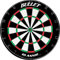 BULLET-Darts Dartscheibe mit Offiziellen Turniermaßen - Aus Sisal mit extra dünner Stahlspinne - Dartscheibe Steeldarts - Ø45cm - 4CM Dicke - Für Profi und Hobby Darter - Klassik