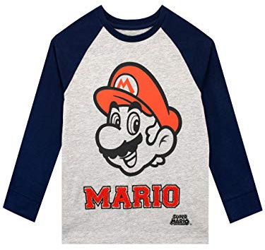Super Mario Mädchen Langarmshirt
