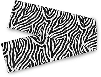 Tischläufer, Zebra-Tierdruck, hitzebeständig, rutschfest, für Kindergeburtstag, Party, Hochzeit, moderne Tischdekoration, 228,6 cm lang