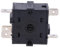 Selector de interruptor giratorio de calentador de habitación eléctrico, AC 250V 16A 3 pines 5 pines controlador de temperatura calentador eléctrico interruptor de banda piezas de calentador (5 Pin)