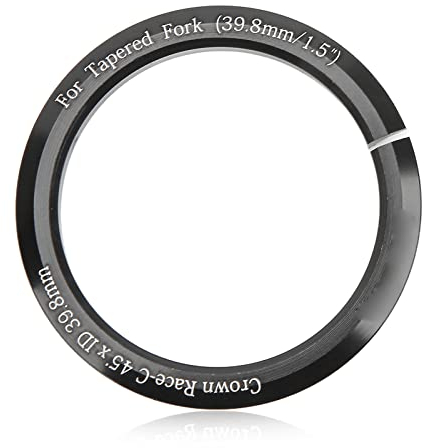 Alomejor Fahrrad Headset Lager Fahrrad Headset Unterschale Stahlring Radlager für Konisches 1,5 Zoll Rohr