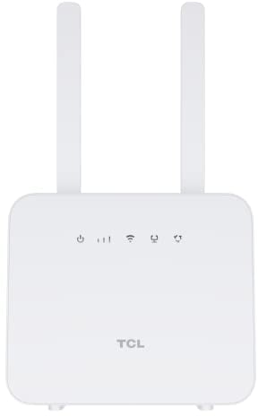 TCL LinkHub – HH42CV2 Home Station Router 4G, LTE (CAT.4), SIM-Karten-Unterstützung, WLAN, Hotspot für bis zu 32 Benutzer, Weiß