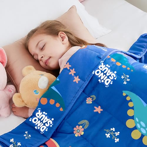 Dinosaur Weighted Blanket 5lbs Cool Small Heavy Throw Blanket Gifts 36x48
