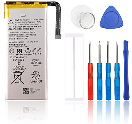 SwarKing Rechargeable 0-Cycle Ersatz Akku Kompatibel mit Google Pixel 5 GD1YQ GTT9Q GTB1F with Toolkit