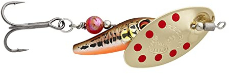 Savage Gear Sticklebait Spinner - Spinnköder, Größe/Gewicht/Farbe:Gr. 1/4.5g / Minnow Gold Red