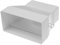 Vent Systems Canal rectangular de 150 x 75 mm de reducción a 110 x 55 mm – Conector de salida de entrada de tubo – calefacción, refrigeración, ventilación – Adaptador de canal del sistema HVAC