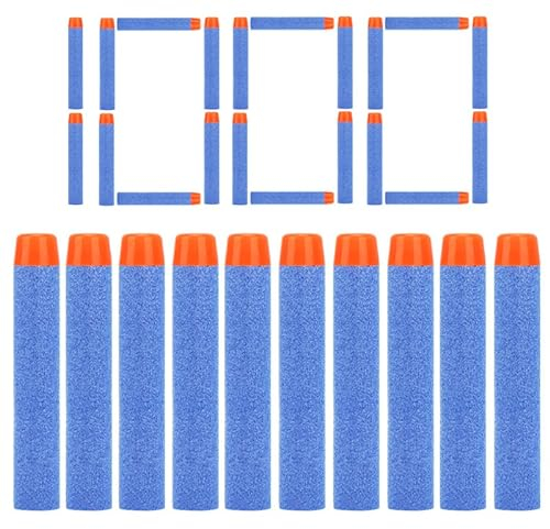 König Design Nerf Pfeile - 1000 Stück Nerf Darts Nerf Munition Pfeile Dart Bullets Refill Darts Foam Pfeile für N-Strike Elite Blasters Series Hasbro Fortnite