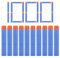 König Design Nerf Pfeile - 1000 Stück Nerf Darts Nerf Munition Pfeile Dart Bullets Refill Darts Foam Pfeile für N-Strike Elite Blasters Series Hasbro Fortnite