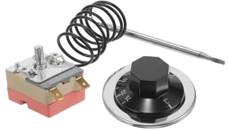 Termostato Capillare Meccanico Termostato Forno 30-75 Gradi Temperatura Controllo Capacità 16a Ricambio Elettrico