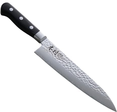 Kimura Chef Knife, [Made in Japan], 8 inch Professional Kitchen Knife, 67-Layer Damascus Steel Gyuto, Ultra Sharp VG-10 Steel Core, Chefs Knife with Ergonomic Pakka Wood Handle - Japanese Chef's Knife