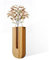 BEIJIALY Jardinière Murale Intérieure, Station de Propagation, Vase Suspendu en Bois pour Fleurs Séchées, Vase Mural de Fleurs de Bohême, Jardinière Suspendue en Bois, Vase de(Couleur Noyer)