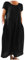 Chnnamzu Robe Lin Femme été Lâche Robes Longues à Manches Courtes Et Col Rond Couleur Unie Bohème Légère Robe De Plage Confort Casual Robe De SoiréE Grande Taille Pas Cher