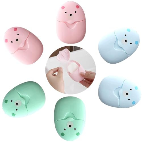 300 Stücke Paper Soap, Seifenblätter Reisen, Papier Seife, Tragbare Seife Mit Kunststoffbox, Reise Gadgets, Seifenblätter für Unterwegs, Festival Must Haves, Seifendose Reise, Nützliche Reise Gadgets