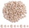 TIESOME 300 Stück Halbe Holzkugeln, Holzkugeln zum Basteln, Holzperlen 10mm, 12mm, 15mm, Natürliche Halbkugeln für DIY Handwerk, Kunsthandwerk, Dekoration