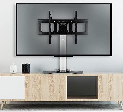 Soporte TV, Soporte TV sobremesa, Base TV sobremesa Ajustable en Altura y ángulo, Soporte TV 32 a 65 Pulgadas, soporta hasta 68 kg/150 LB Soporte TV