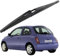 Wivplex 12 Heckscheiben-Scheibenwascher-Wischerblatt, for Nissan, for Micra K12 2002-2005, Autozubehör Auto-Heckscheibenwischer