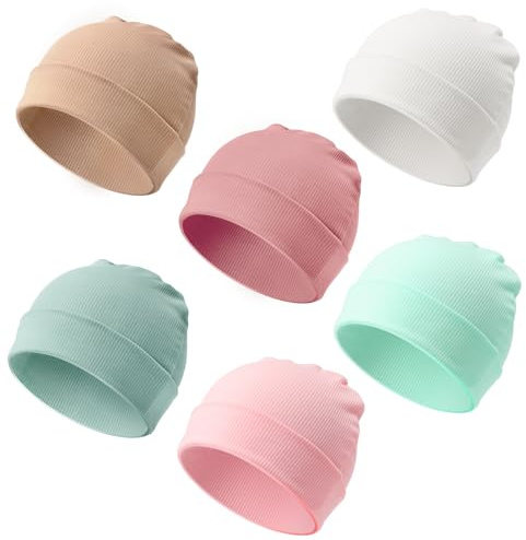 DRESHOW Neugeborenes Baby Mütze Hut Beanie Bekleidung Unisex Infant Hut Kindergarten Mütze Baby Jungen Mädchen 0-24 Monate