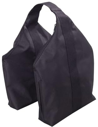 Canopy Weight Bags, Zipper Opening Tent Weights, Triangular Fillable Nylon with Handle, Windproof Ballast for Beach, Tarp, Backyard, and Camping 13.98x17.32 inches