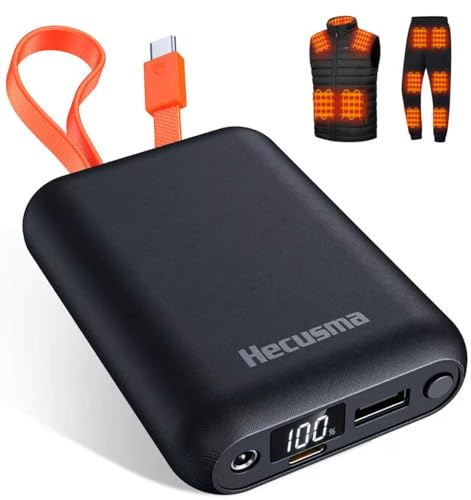 Hecusma Powerbank für Heizweste 7,4V 20.000mAh