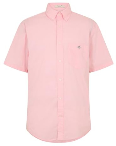 GANT Mens Fit Classic Poplin Short Sleeve Shirt