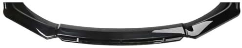 JGTUIRYEH Lèvre Pare-Chocs Avant pour Passat Golf 4/5/6 GTI, Voiture Becquets Avant Lame De Pare-Choc Lèvre Spoiler Séparateur Kits Carrosserie Accessoire,A-Black