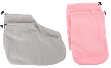 TOVINANNA Wachstherapie-handschuhe aus Waschbarem und Wiederverwendbarem Material zum Einsatz mit Heißem Paraffin oder Handcreme für Hautpflege Aufhellung und Wohlbefinden für Tägliche