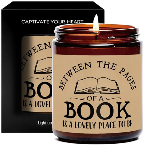 Geschenke Für Frauen Duftkerze Bücherliebhaber Männer Kerzen Freundin | Geburtstagsgeschenk Schwester Beste Partner Dankeschön Lustige Geschenk Im Glas Entspannung Duftkerzen Lavendel Kerze Gift