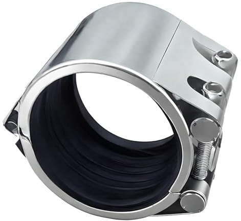 Aliisare Pipe Leak Seal Repairer, Metal Pipe Emergency Pipe Repair Kit, Stainless Steel Pipe Repairer (60mm-65mm/2.5 Inches)