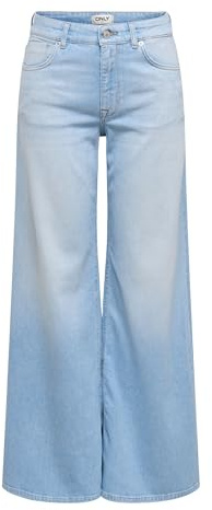 ONLY Female Jeans mit weitem Bein ONLCALIFORNIA Mittlere Taille Flared Jeans
