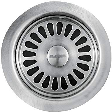 BLANCO 441098 Brida de residuos para Fregadero, Metalizado, 3-in