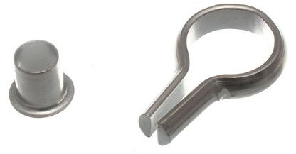 100 X Banjo Bookcase Furniture Shelf Support Set Stud And Socket Np Steel