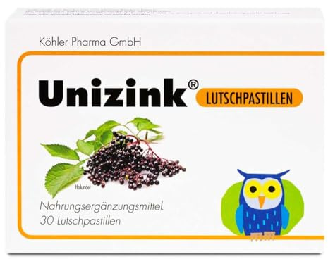 Unizink Lutschpastillen, 30 St. Pastillen
