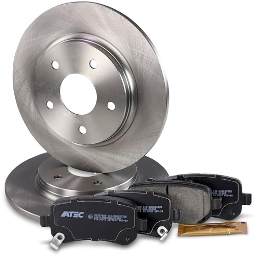BESTPRICE Bremsenset Hinterachse inkl. Bremsscheiben Ø 305 mm Voll + Bremsbeläge hinten, Kompatibel mit CHRYSLER GRAND VOYAGER V (RT), DODGE JOURNEY, FIAT FREEMONT (345_)