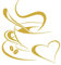 Grandora Wandtattoo Kaffetasse Herz I Gold (BxH) 52 x 58 cm I Kaffee Tasse Bohnen selbstklebend Küche Aufkleber Wandaufkleber Wandsticker W3040