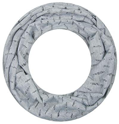 Majea Loop Schal schmal - Lochmuster, grau Damen Artikel-Nr.14876