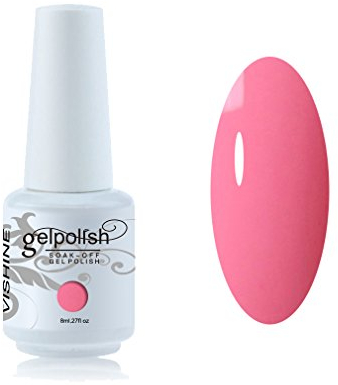 Vishine Vernis à ongles 8ml Semi-permanent Soak Off UV LED Gel Polish Nail Gel Manucure Rose clair #1058