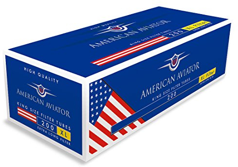 American Aviator King Size Filterhülsen XL Filter 5 Boxen (1000 Hülsen)
