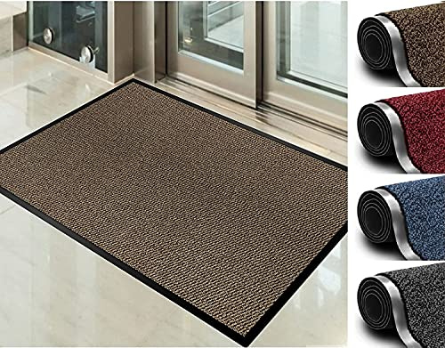 Abaseen 80x140 cm Door Matts Indoor | Non Slip Rubber Backed Doormats Outdoor | Heavy Duty Super Absorbent Doormats | Kitchen, Floor Mat | Small, Medium, Large, Extra Large Washable Door Mat