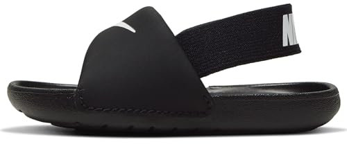 Nike Unisex Kawa Slide Sandal, Black/White-White-White, 26 EU