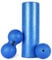 Faszienrolle + Massageball Premium inkl. Übungsposter + Workout App GRATIS | FASZIENSET - Professional Studio Qualität | Massagerolle Foamroller (OZEANBLAU)