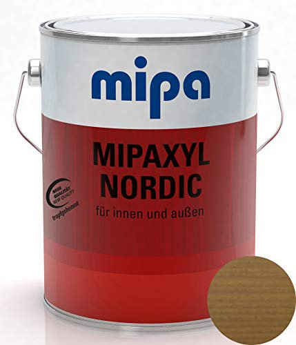 Holzlasur High Solid Mipaxyl Nordic für Volltonanstriche 2,5l im Wunsch Holzfarbton (Treibholz)