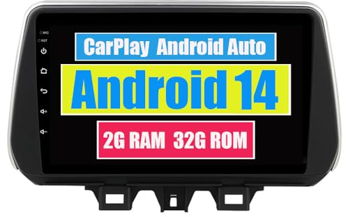RoverOne Radio del Coche para Hyundai IX35 Tucson 2019 2020 con Android Auto Navegación GPS Pantalla Táctil Estéreo Multimedia Bluetooth WiFi USB CarPlay