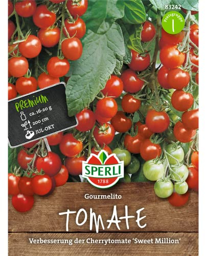 Sperli Premium Tomaten Samen Gourmelito ; Best of Cherrytomaten ; Kirschtomaten Saatgut