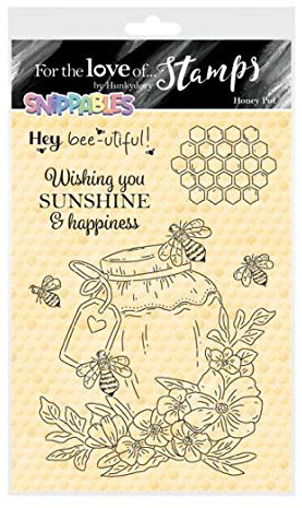 Hunkydory - For the Love of Stamps - Snippables Cute & Colourful - Honey Pot - FTLS710