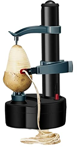 Éplucheur de pommes de terre électrique Éplucheur de fruits intelligent Éplucheur de pommes rotatif automatique Couteau à éplucher polyvalent pour étal de restaurant de cuisine
