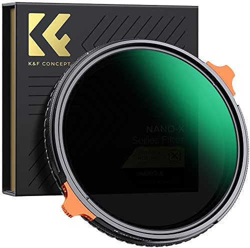 K&F Concept Nano-X ND Filter 43mm CPL&ND4-ND64 2 in 1 multifunktionaler Graufilter und CPL Filter Polfilter