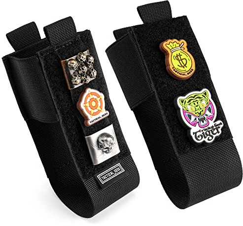 TACTICAL GEEK EXT6 Universal-Powerbank-Holster-Tasche Klein Molle Tasche Organizer Seitentasche Faltbare Oben offen Pocket Organizer für Reisen, Wandern, Fielf-Training, Klettern, Radfahren